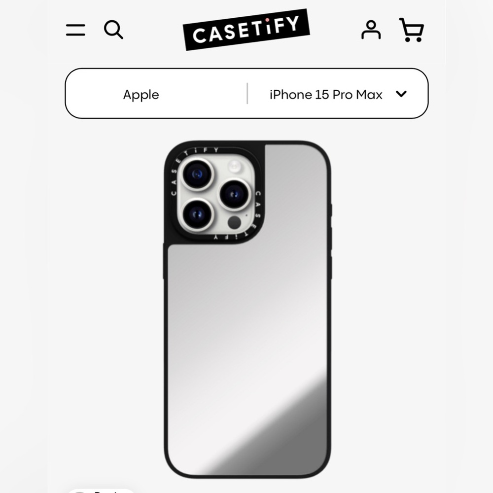 CASETiFY Mirror Case iPhone 15 Pro Max